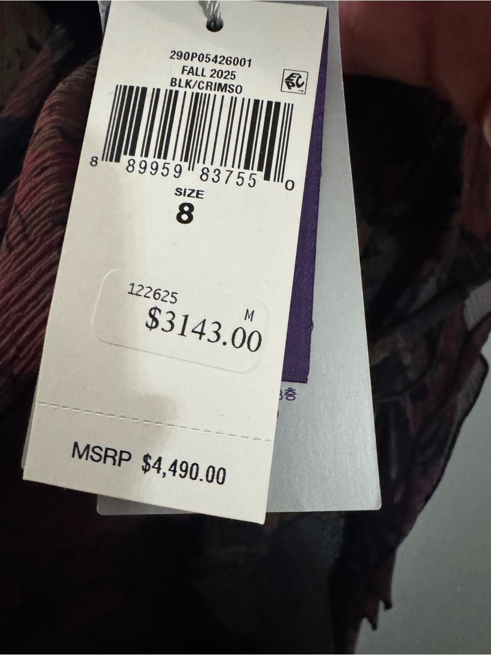 Ralph Lauren Purple Label Chiffon Dress - Picture 5 of 7